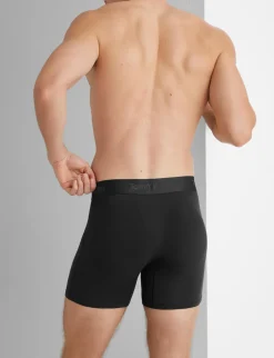 Second Skin Luxe Rib Mid-Length Boxer Brief 6