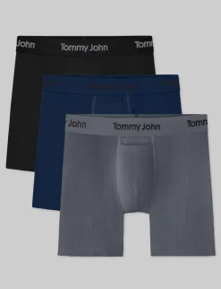 Second Skin Luxe Rib Mid-Length Boxer Brief 6