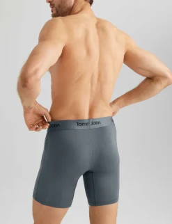 Second Skin Luxe Rib Mid-Length Boxer Brief 6