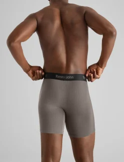 Second Skin Luxe Rib Mid-Length Boxer Brief 6