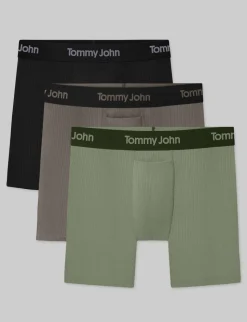 Second Skin Luxe Rib Mid-Length Boxer Brief 6