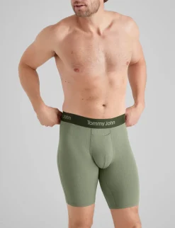 Second Skin Luxe Rib Mid-Length Boxer Brief 6