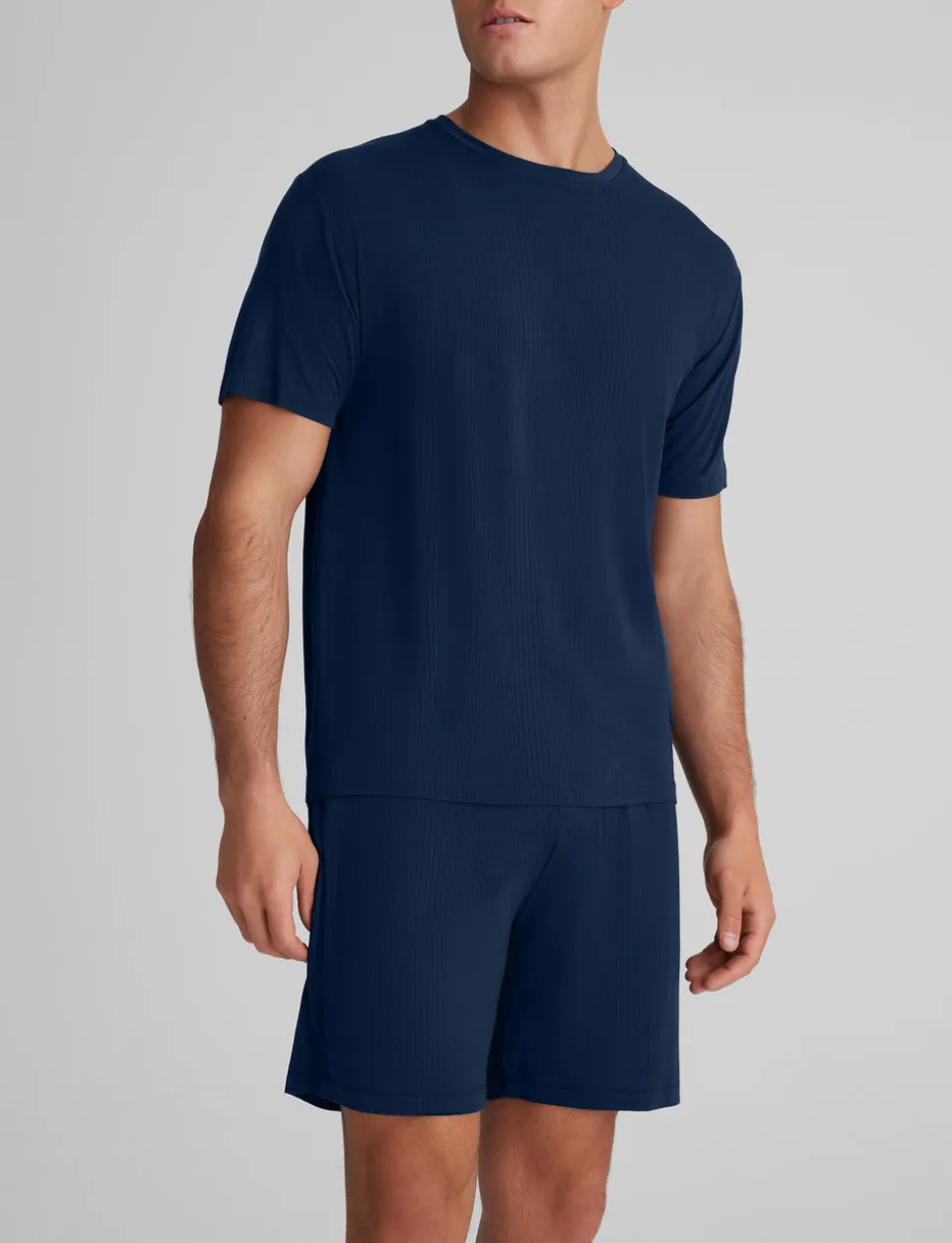 Second Skin Luxe Rib Sleep Tee & Short Set