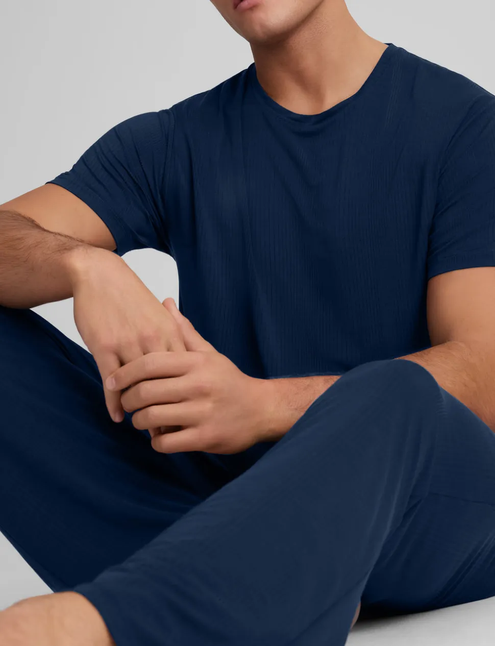 Second Skin Luxe Rib Sleep Tee & Short Set