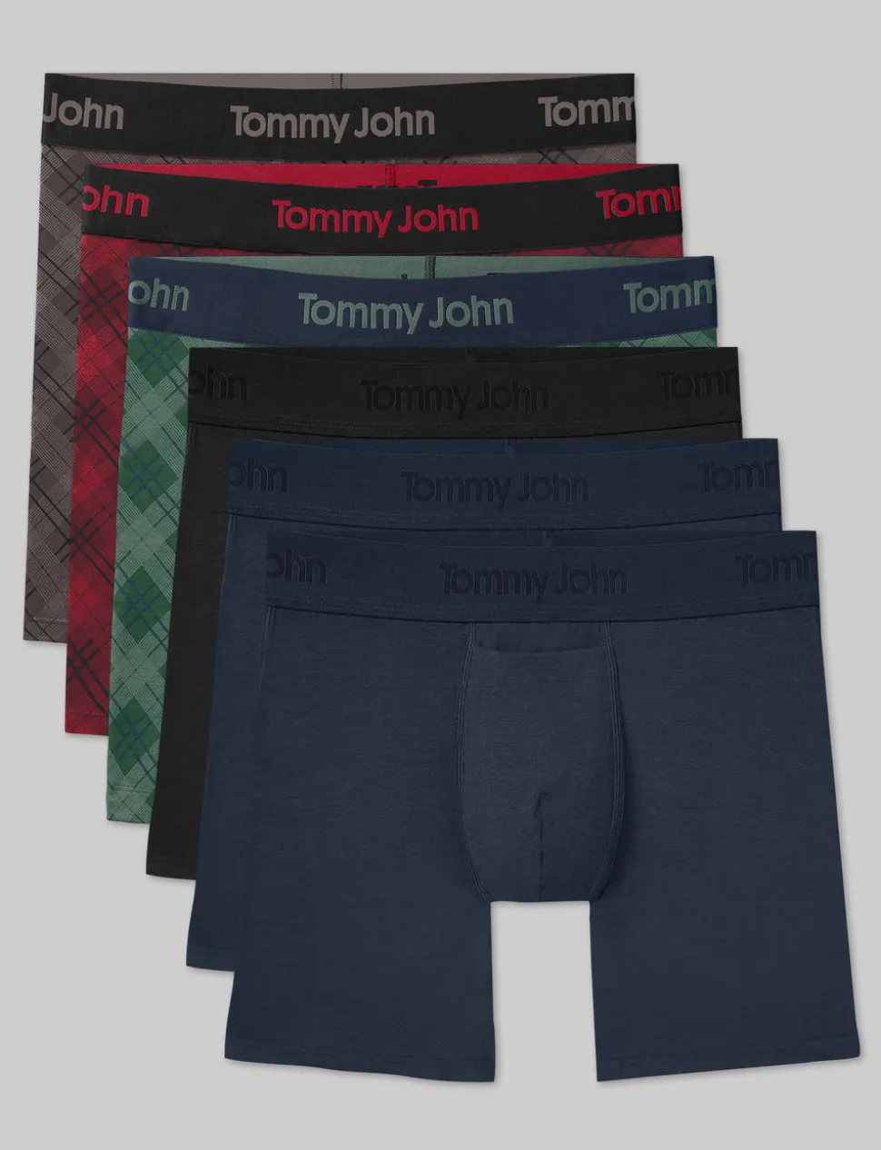 Second Skin Mid-Length Boxer Brief 6" (6-Pack)