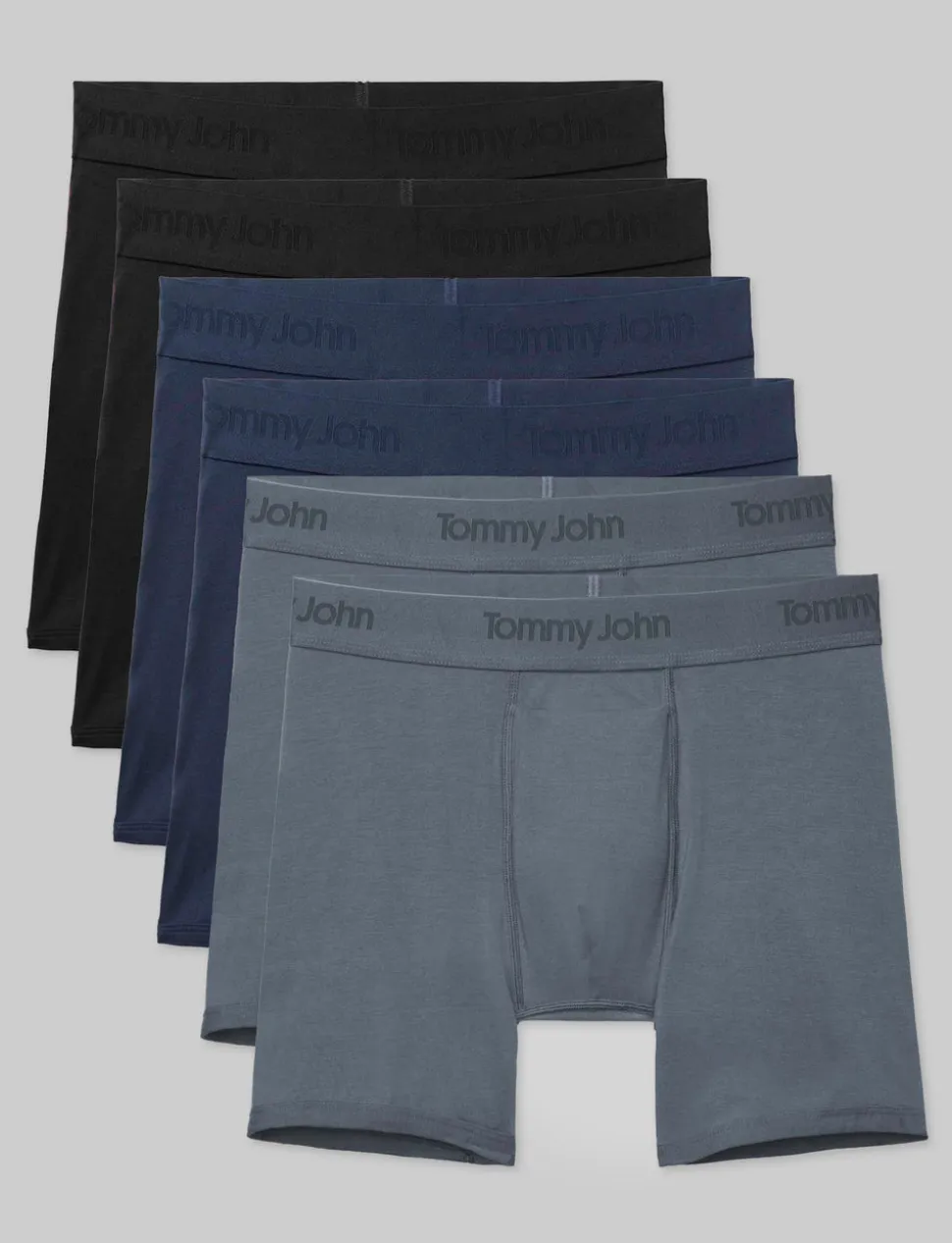 Second Skin Mid-Length Boxer Brief 6" (6-Pack)