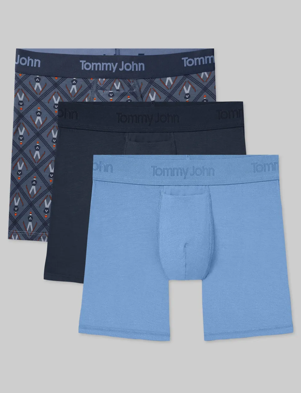Second Skin Mid-Length Boxer Brief 6" (6-Pack)