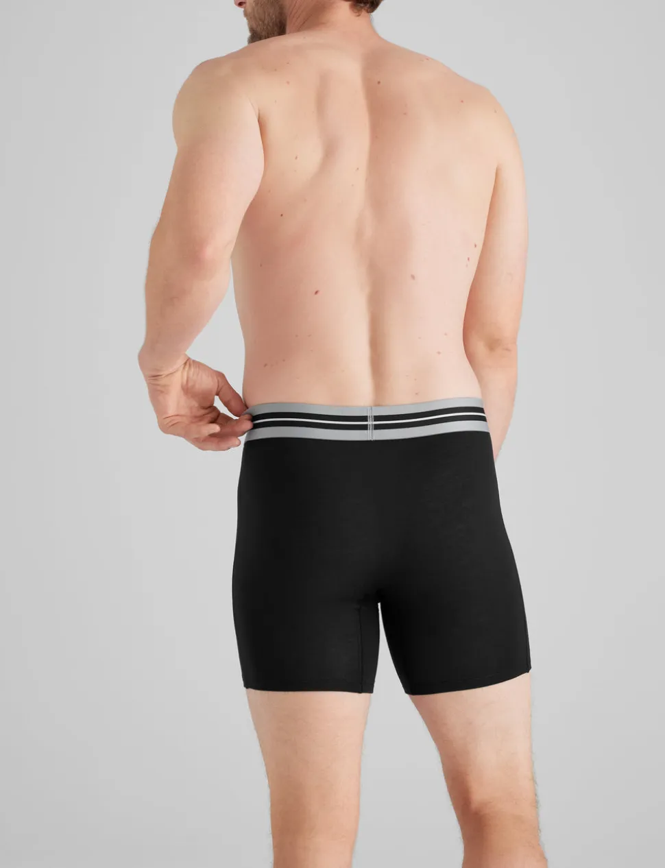 Second Skin Mid-Length Boxer Brief 6" (6-Pack)