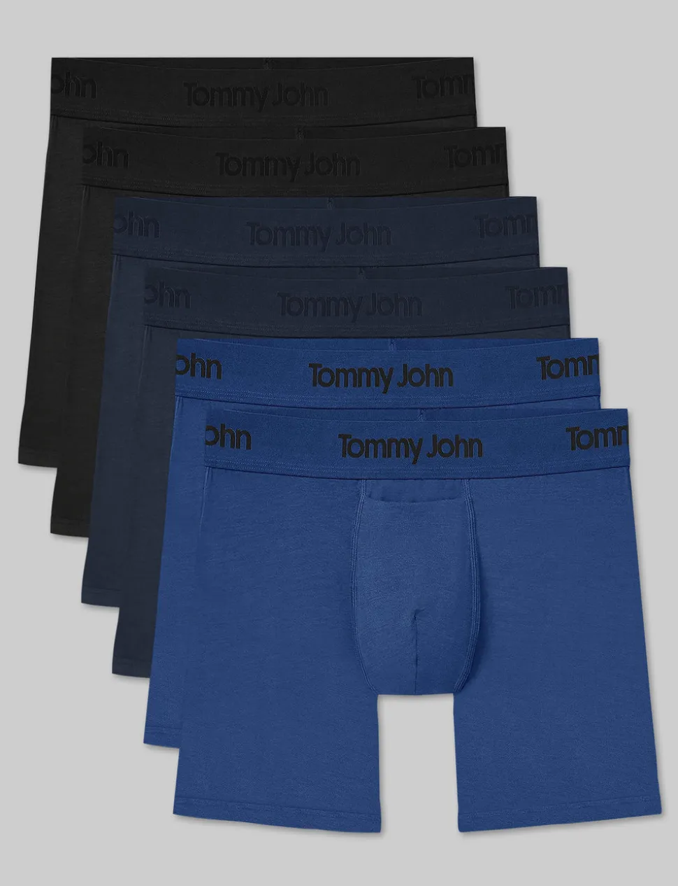Second Skin Mid-Length Boxer Brief 6" (6-Pack)