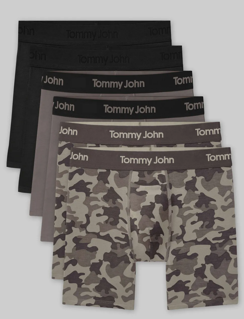 Second Skin Mid-Length Boxer Brief 6" (6-Pack)