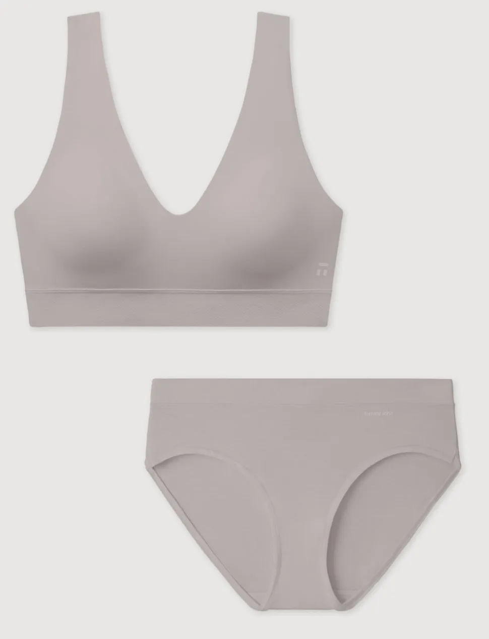 Second Skin Pullover V-Neck Bra & Brief Set