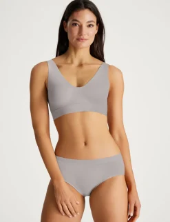 Second Skin Pullover V-Neck Bra & Brief Set
