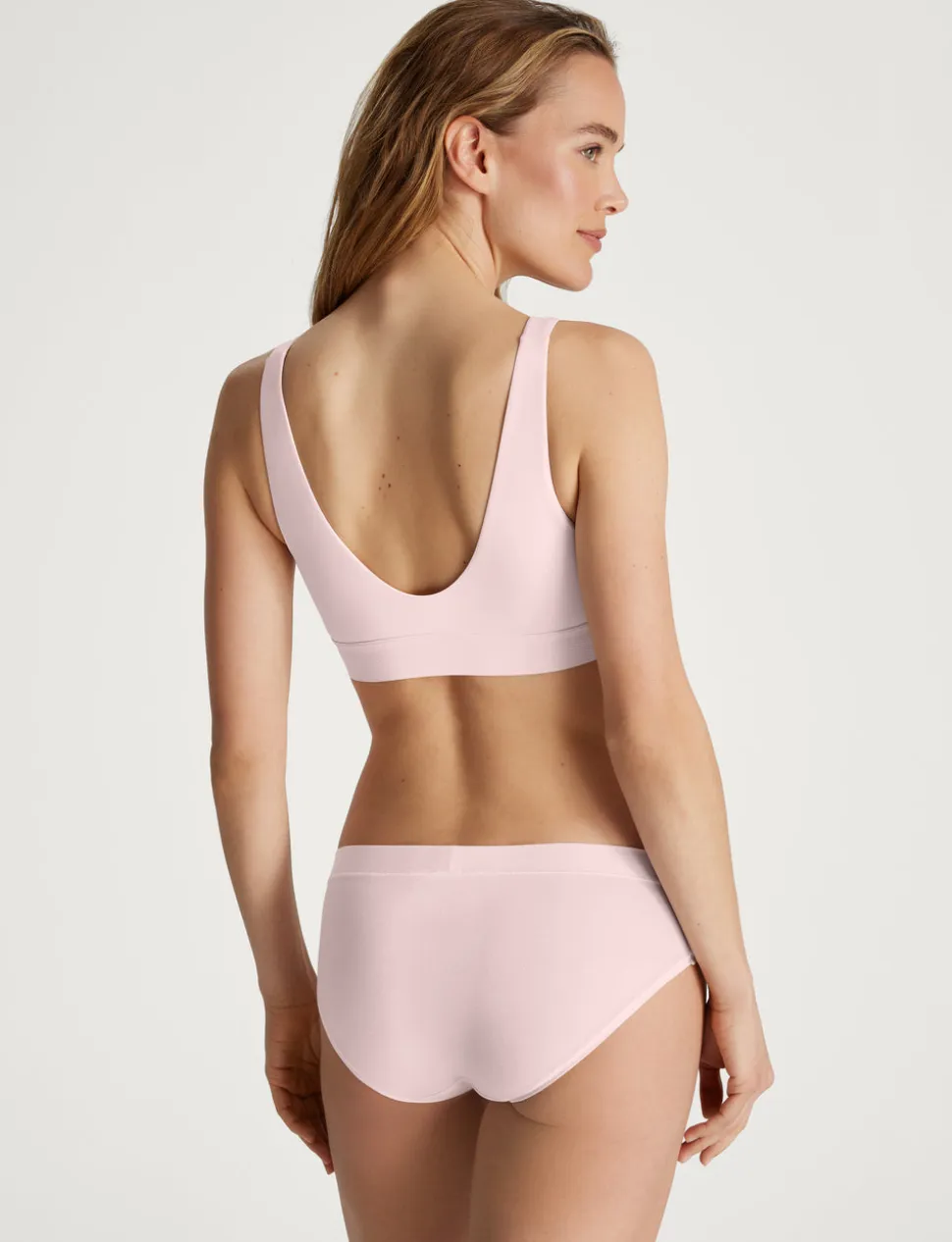 Second Skin Pullover V-Neck Bra & Brief Set