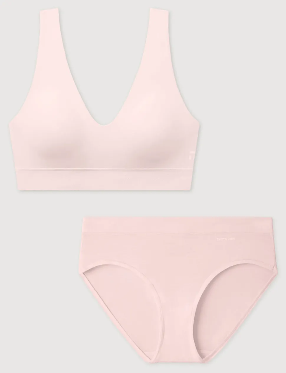 Second Skin Pullover V-Neck Bra & Brief Set