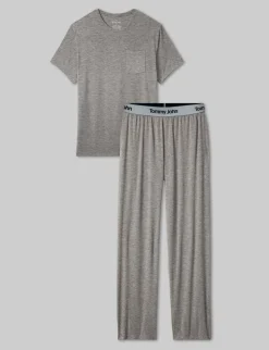 Second Skin Sleep Pocket Tee & Pant Set