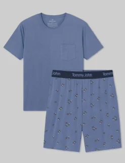 Second Skin Sleep Pocket Tee & Short Set