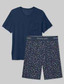 Second Skin Sleep Pocket Tee & Short Set