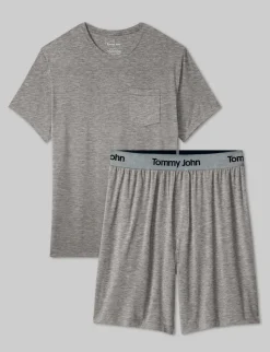 Second Skin Sleep Pocket Tee & Short Set