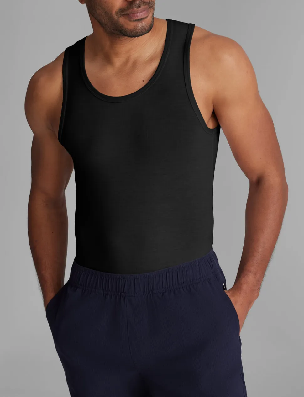 Second Skin Tank Stay-Tucked Undershirt (6-Pack)
