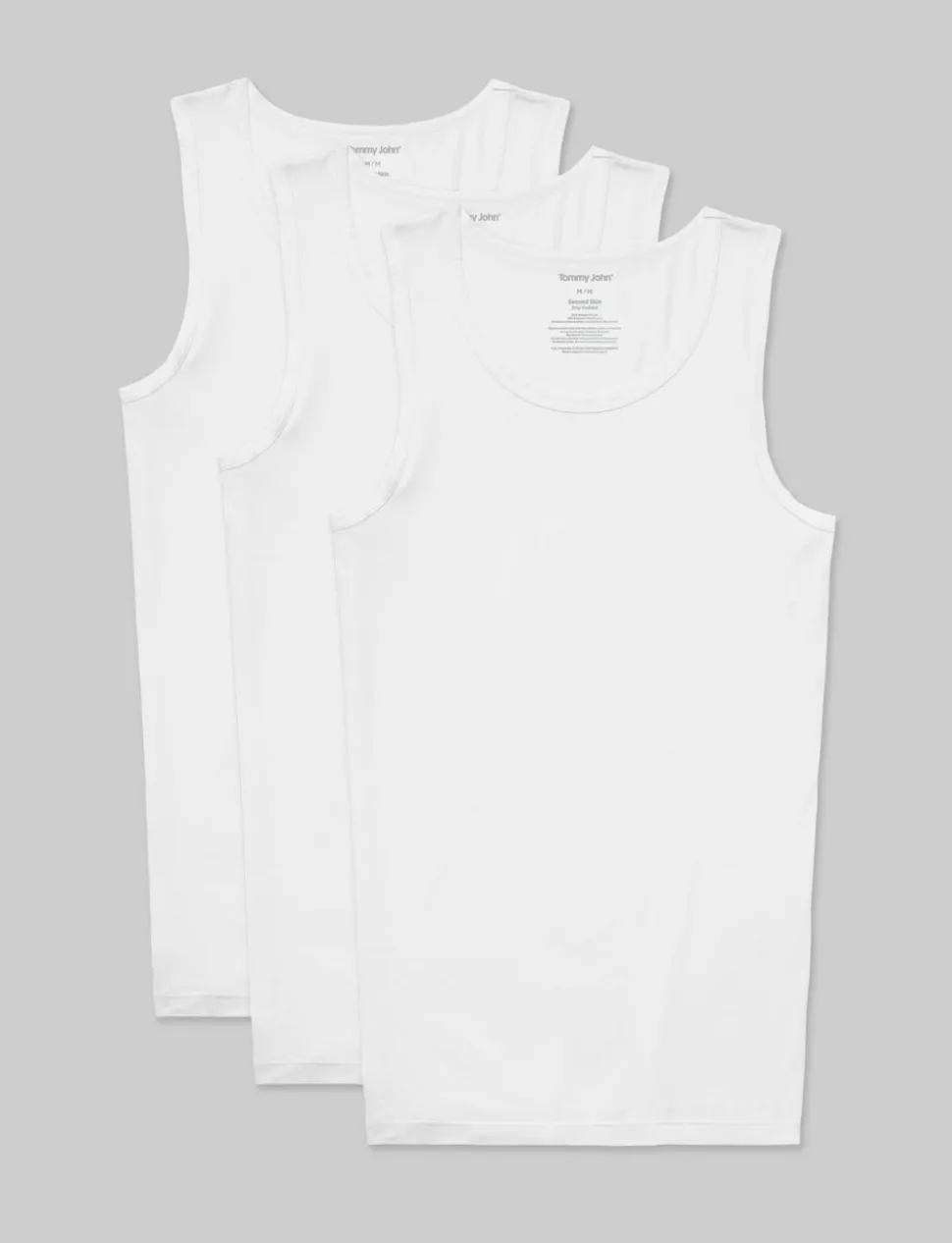 Second Skin Tank Stay-Tucked Undershirt (6-Pack)