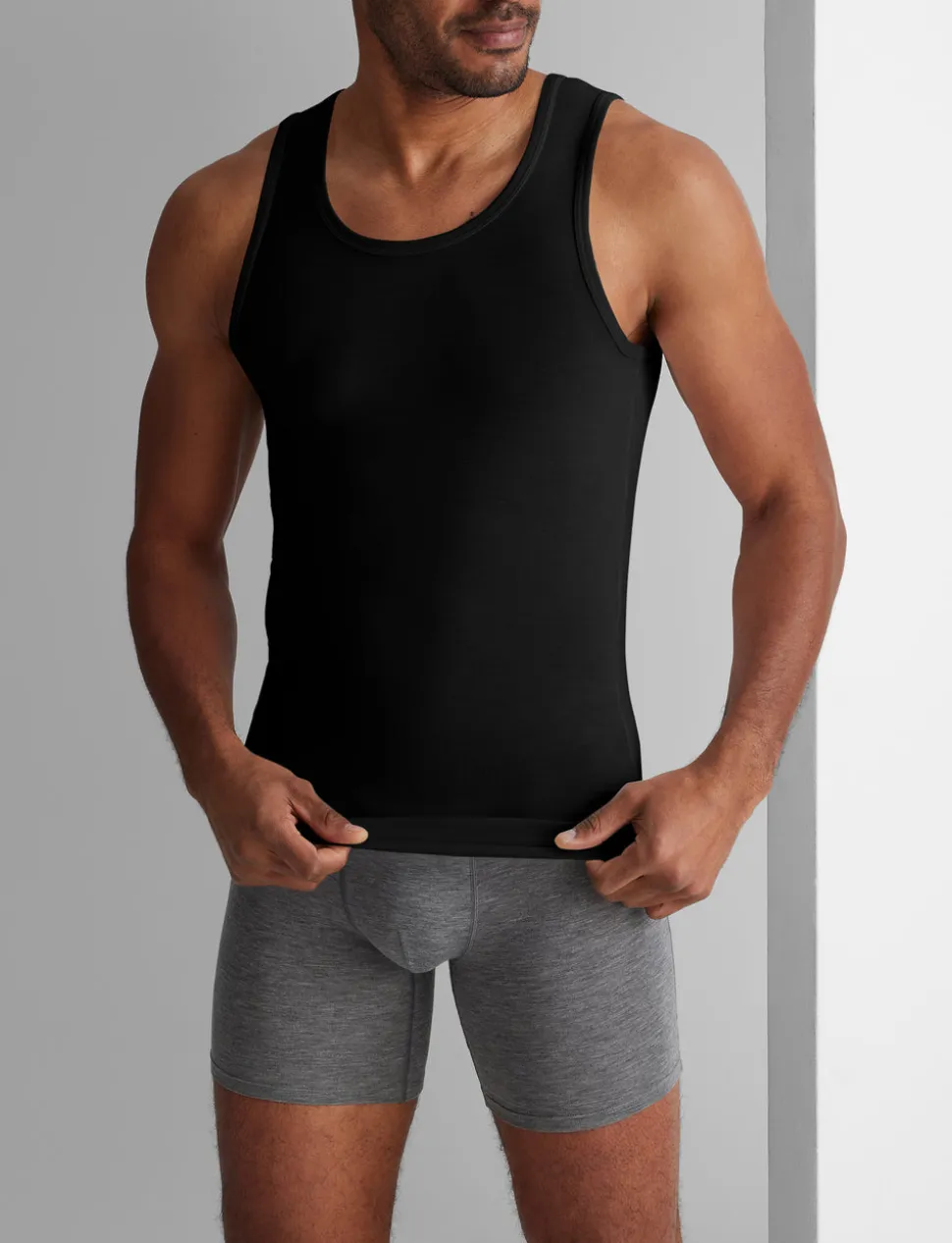 Second Skin Tank Stay-Tucked Undershirt (6-Pack)