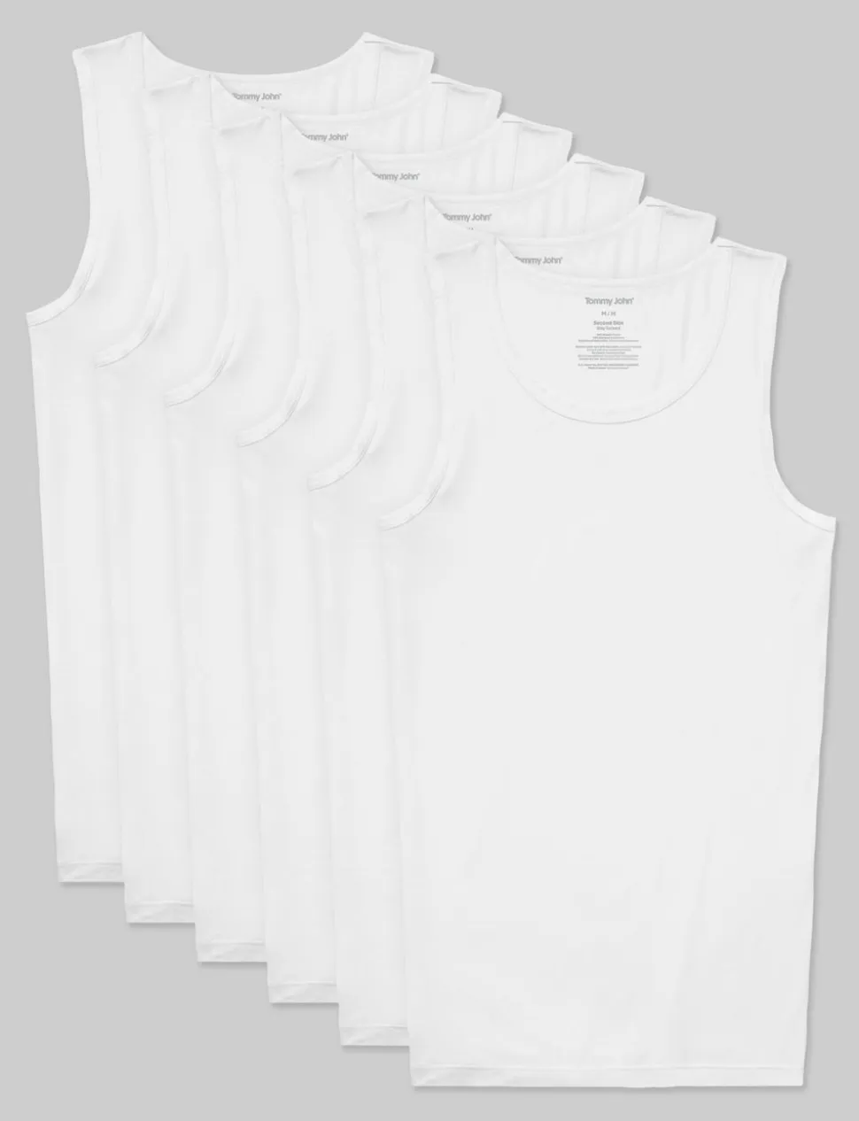 Second Skin Tank Stay-Tucked Undershirt (3-Pack)
