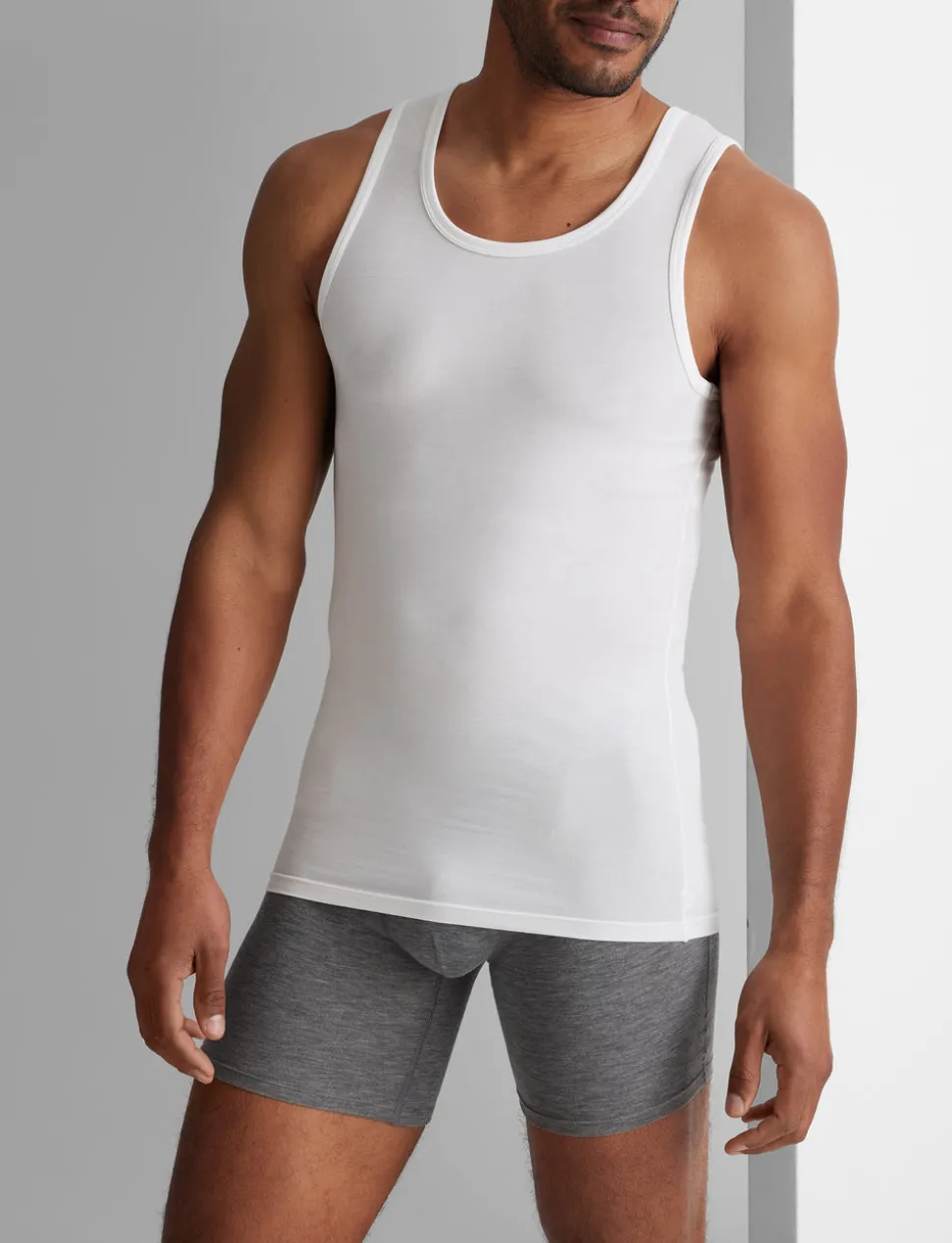 Second Skin Tank Stay-Tucked Undershirt (3-Pack)