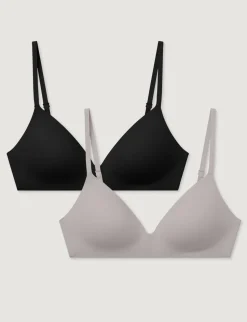 Second Skin Wireless T-Shirt Bra (2-Pack)