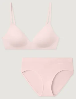 Second Skin Wireless T-Shirt Bra & Brief Set
