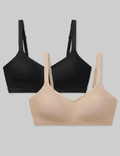 Ultimate Comfort Wireless Seamless Bra (2-Pack)