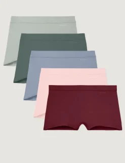 Women's Cool Cotton Boyshort (5-Pack)