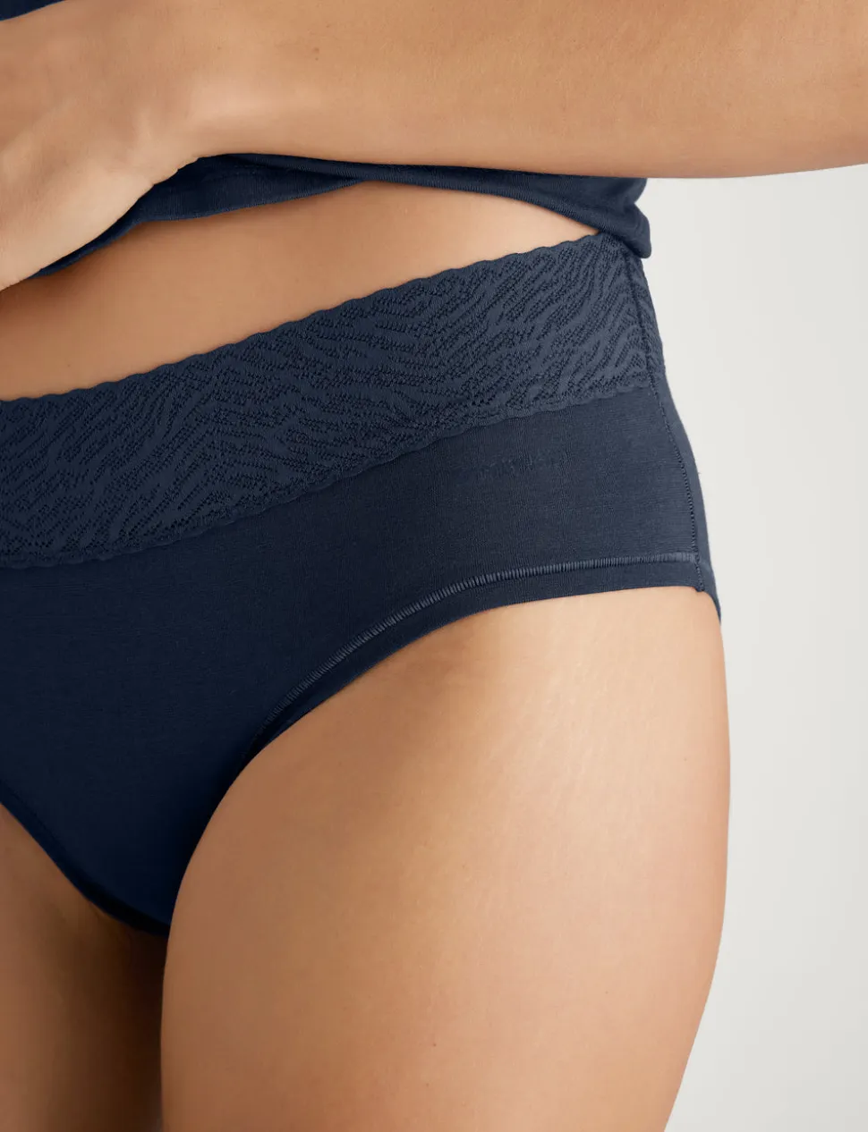 Women's Cool Cotton Brief, Lace Waist
