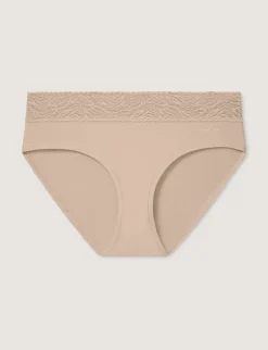 Women's Cool Cotton Brief, Lace Waist