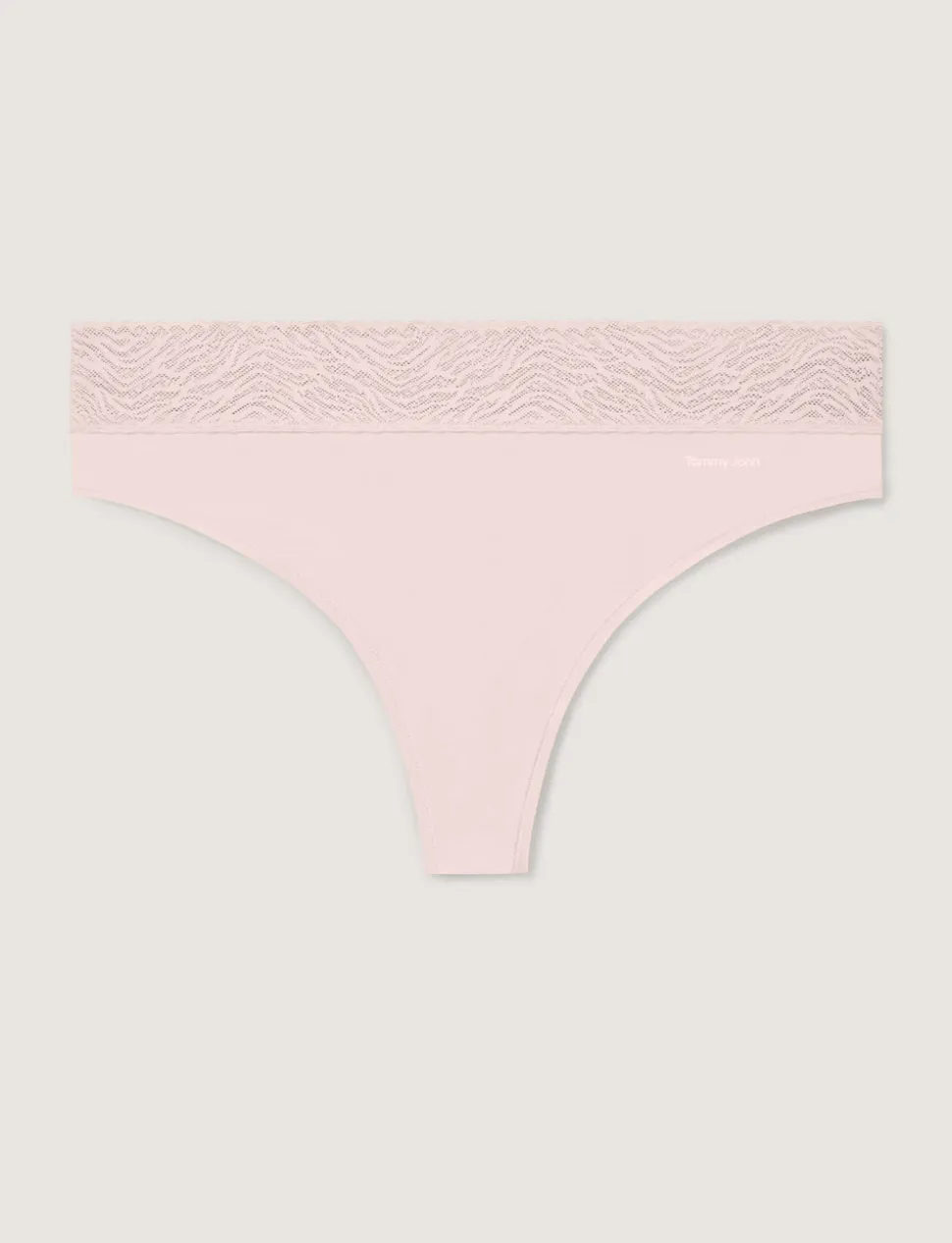 Women's Cool Cotton Thong, Lace Waist (3-Pack)