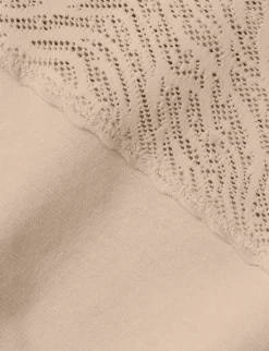 Women's Cool Cotton Thong, Lace Waist