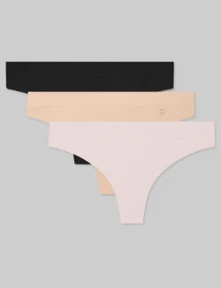 Women's Cool Cotton Thong (3-Pack)