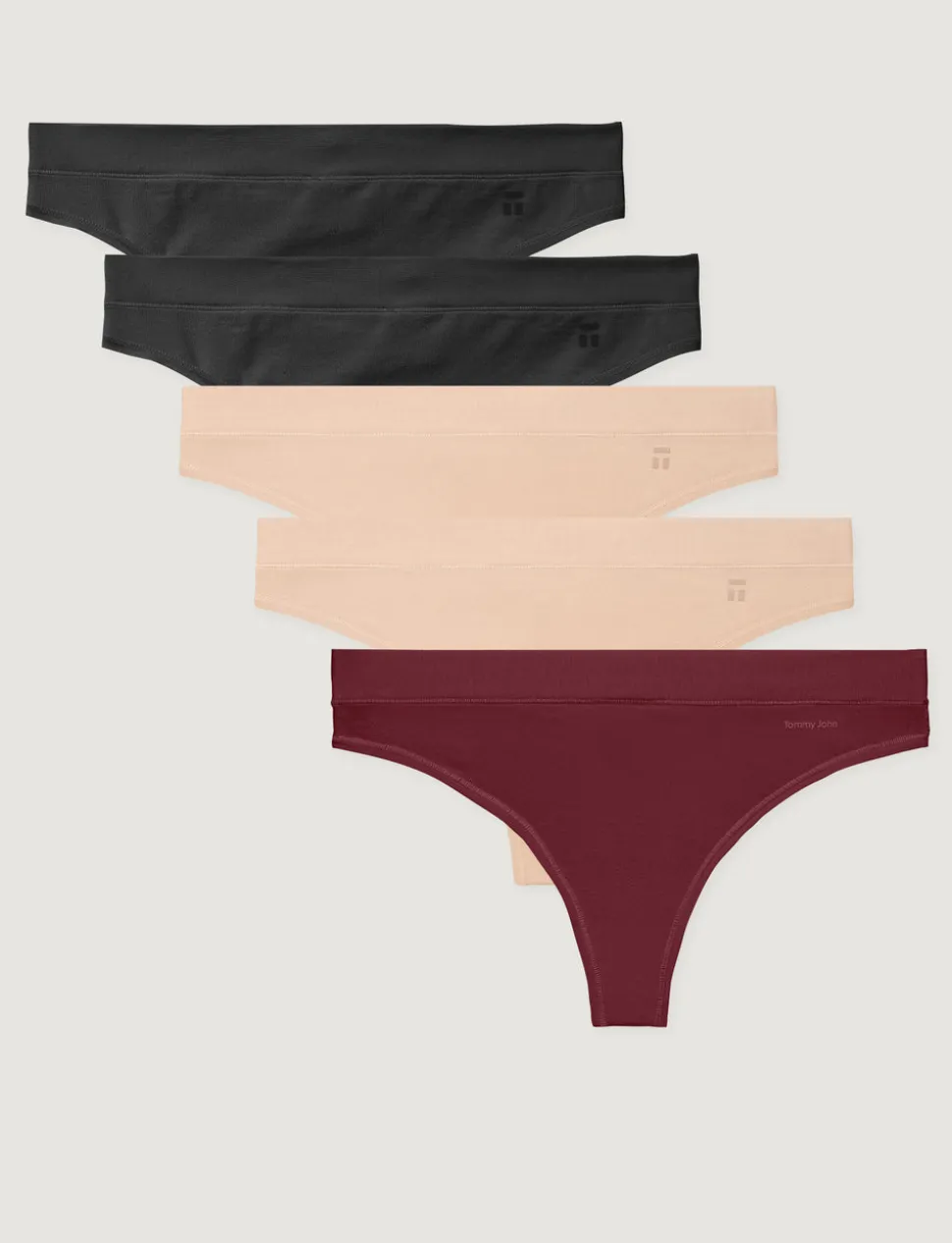 Women's Cool Cotton Thong (5-Pack)