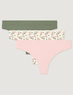 Women's Cool Cotton Thong (5-Pack)