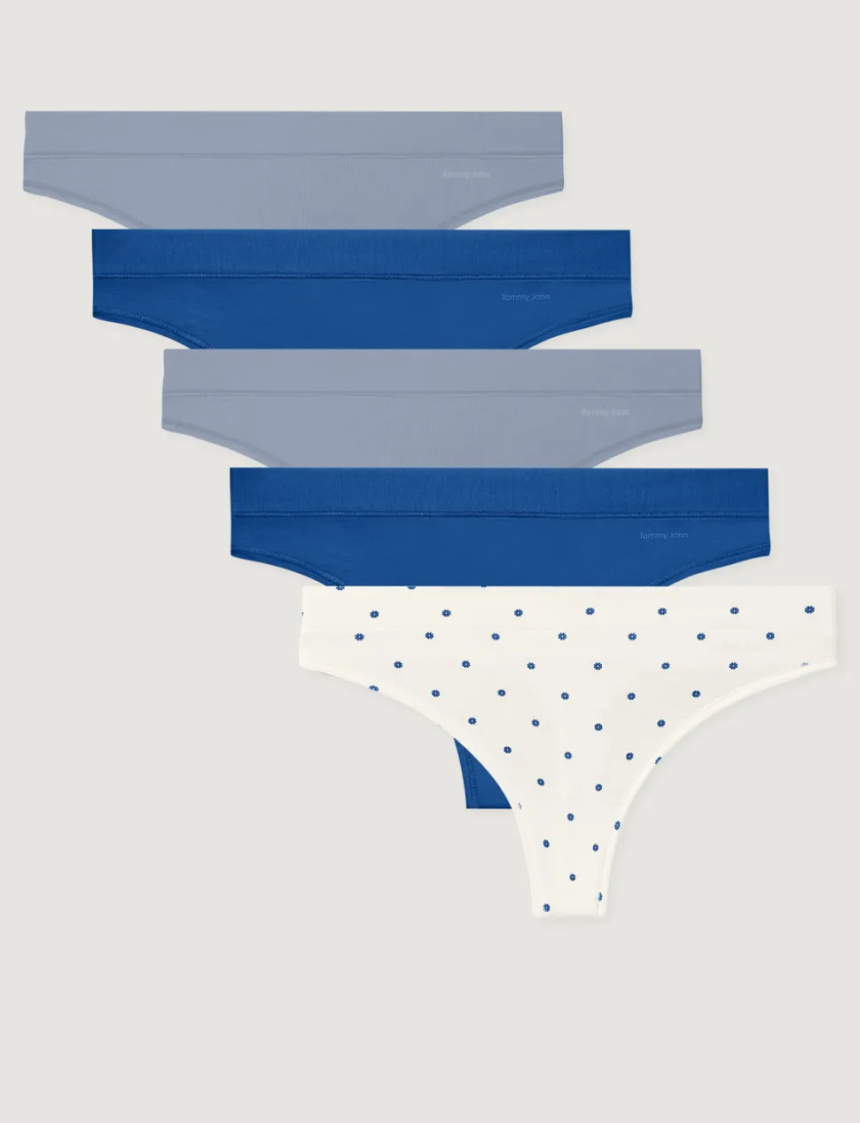 Women's Cool Cotton Thong (5-Pack)