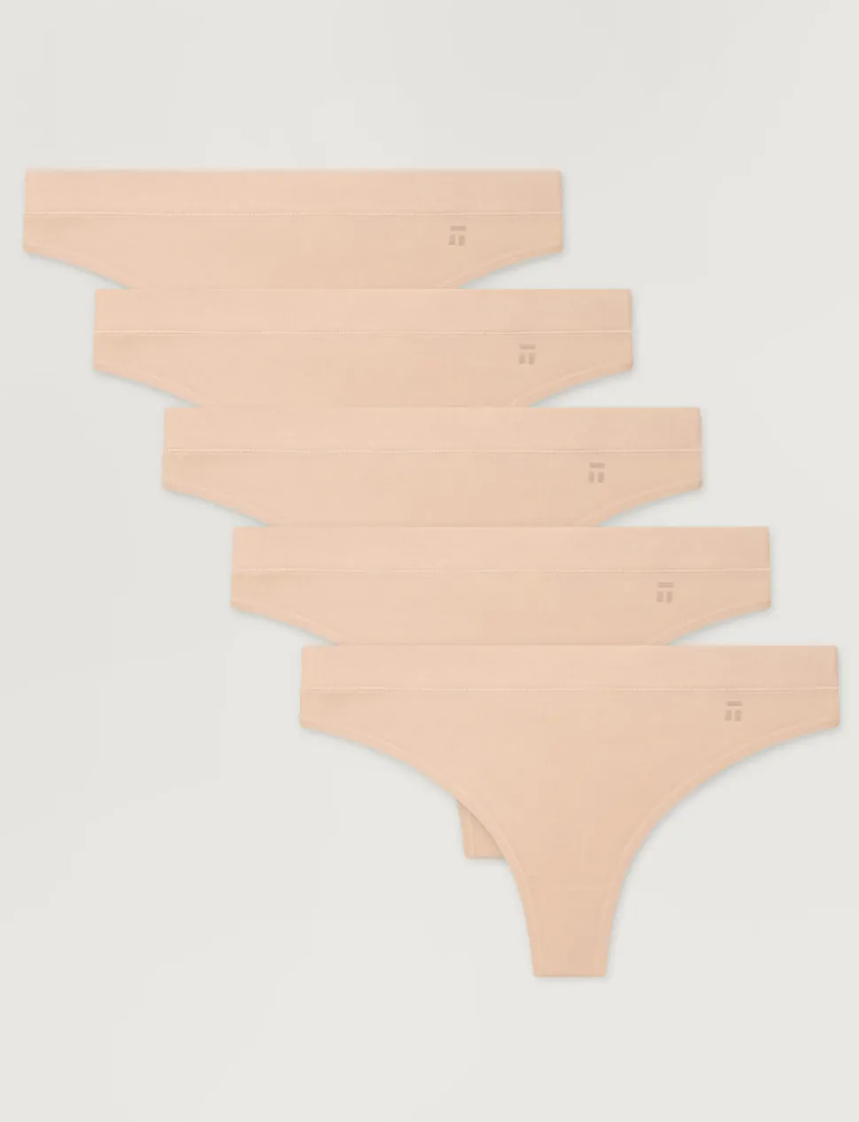 Women's Cool Cotton Thong (5-Pack)