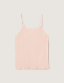 Women's Cotton Pointelle Rib Camisole