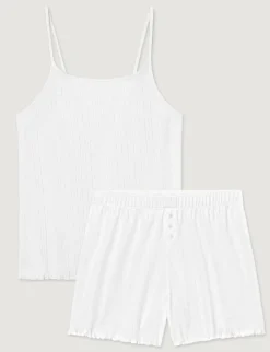 Women's Cotton Pointelle Rib Camisole