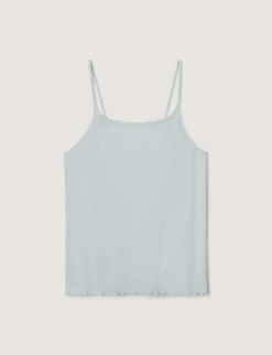Women's Cotton Pointelle Rib Camisole