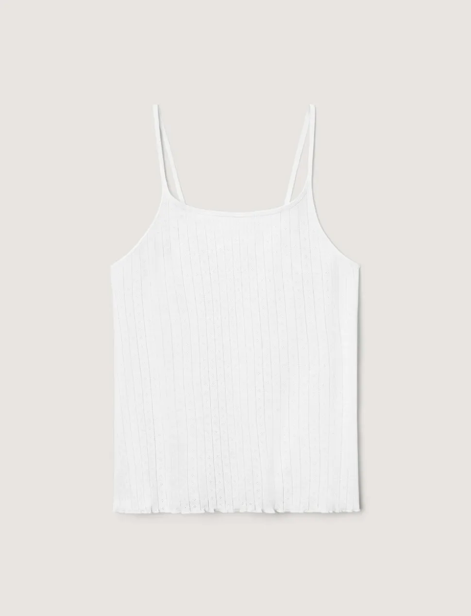 Women's Cotton Pointelle Rib Cami & Short Set