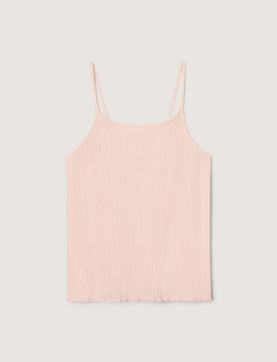 Women's Cotton Pointelle Rib Cami & Short Set