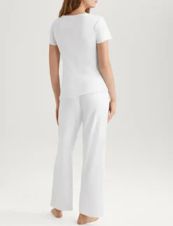 Women's Cotton Pointelle Rib Pant