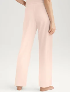 Women's Cotton Pointelle Rib Tee & Pant Set