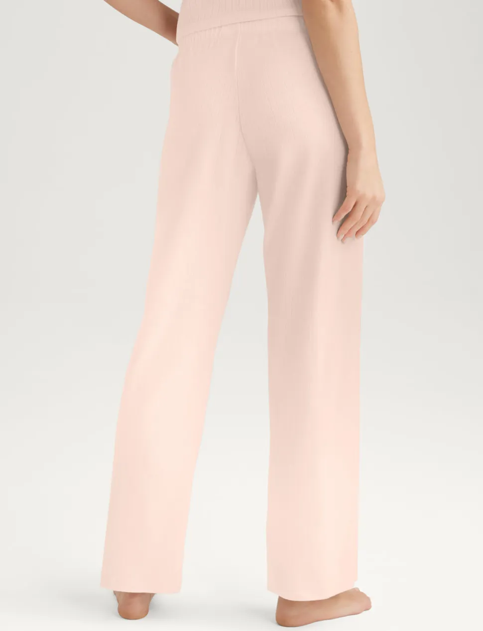 Women's Cotton Pointelle Rib Tank & Pant Set