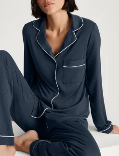 Women's Downtime Long Sleeve Pajama Top & Pant Set