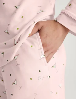 Women's Downtime Long Sleeve Pajama Top & Pant Set